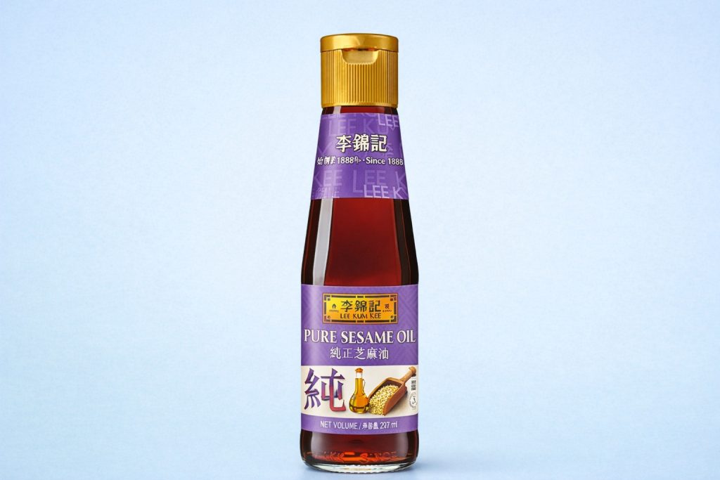 Perbedaan Minyak Wijen Lee Kum Kee Ungu dan Kuning